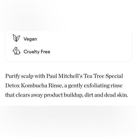$6โค๏ธโ๐ฅ LAST 1! Paul Mitchell Tea Tree Special Detox Kombucha Rinse Travel Size - Picture 5 of 7